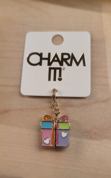 Gold Surprise Inside B-Day Gift Charm