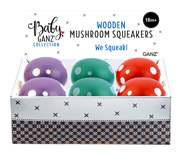 Wood Mushroom Squeaker