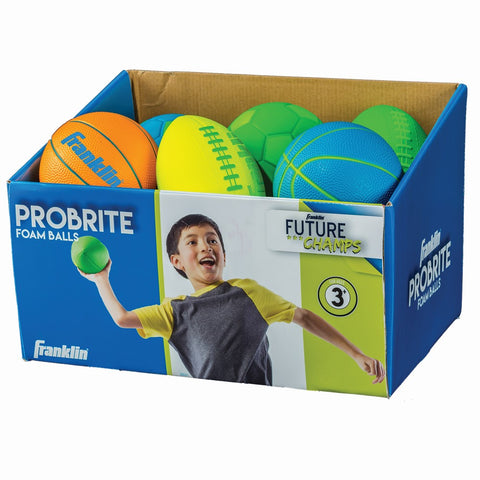 Mini Pro Brite Foam Balls Asst.