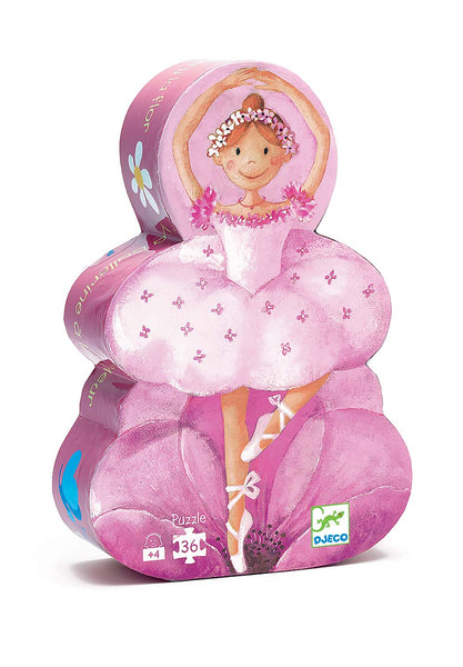 Ballerina W/Flower Puzzle 36pc