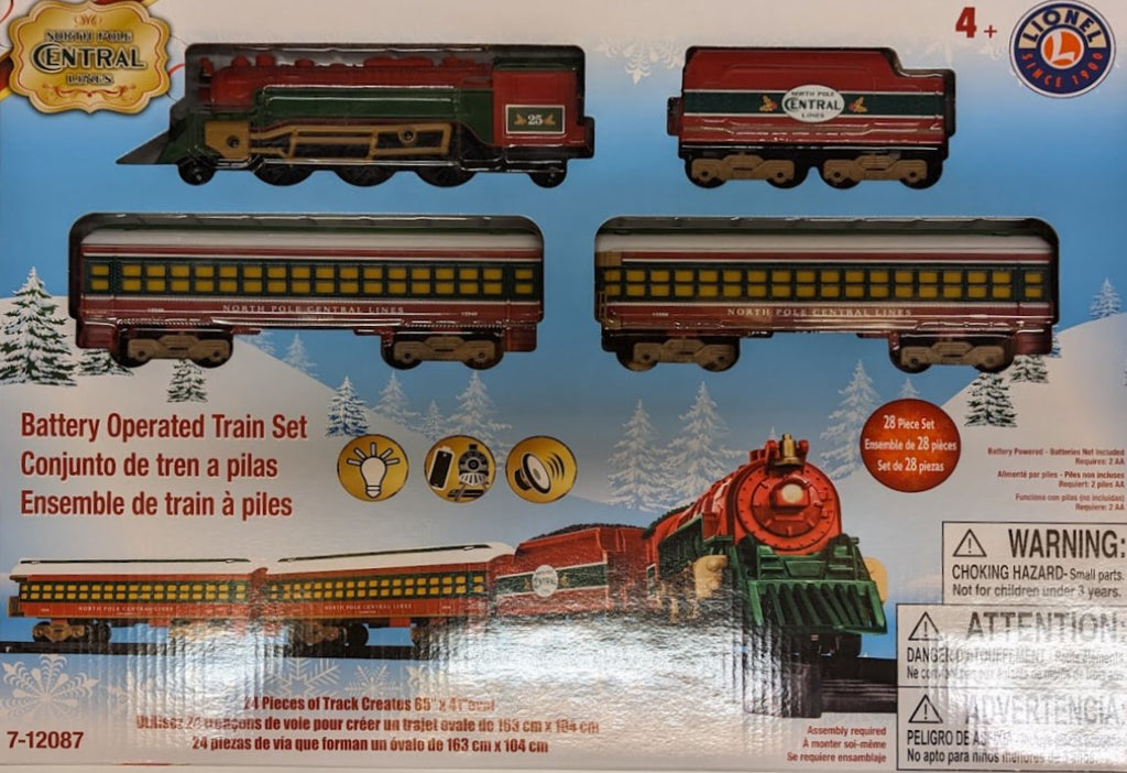 North Pole Central Train Set