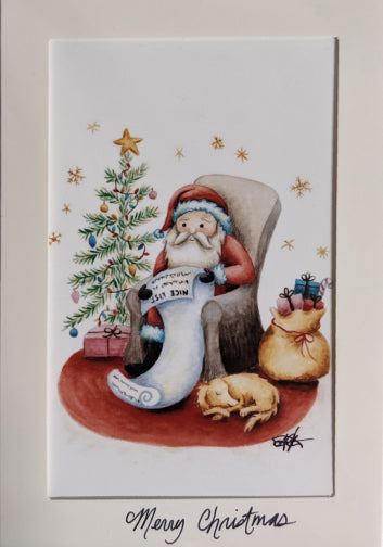 "Santa Claus" Blank Card