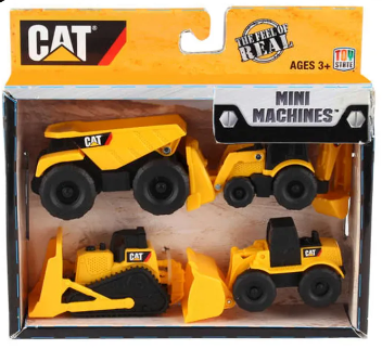 CAT Mini Machines 4 pak