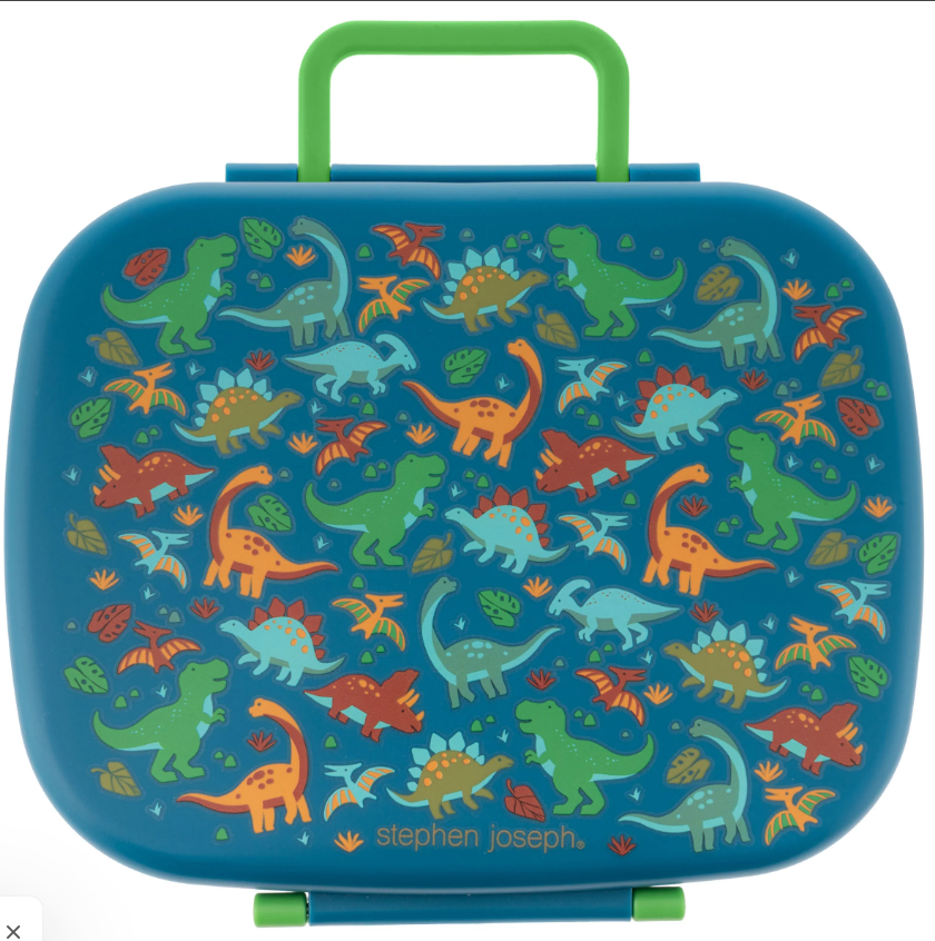 Bento Box Dino with Removable Tray