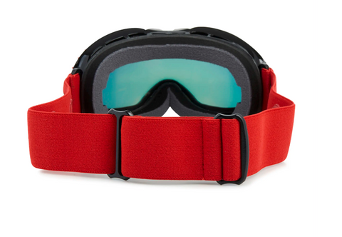 Blk W/ Red Spikes Goggles
