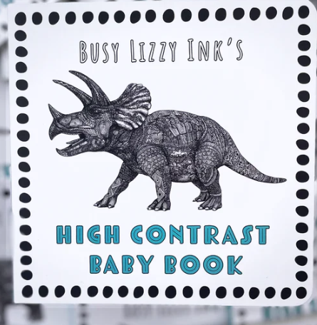 Busy Lizzy Ink's High Contrast Baby Book