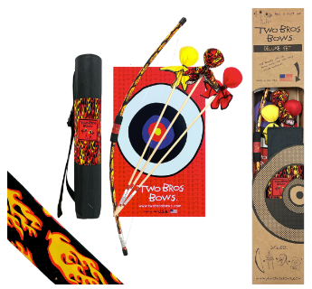 Flame Dlx Bow 3 Arrows Quiver