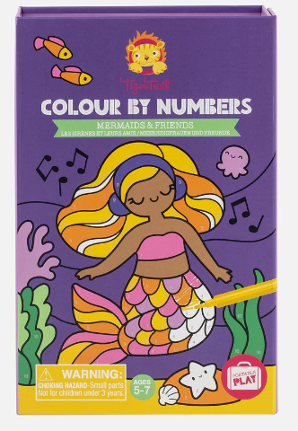 Color by Numbers - Mermaids & Friends