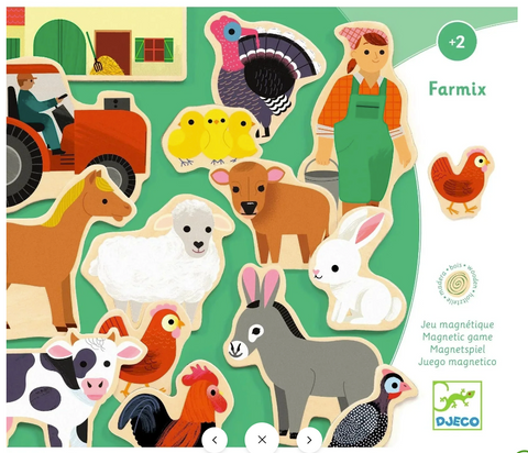 Wooden Magnets Farmix
