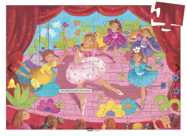 Ballerina W/Flower Puzzle 36pc