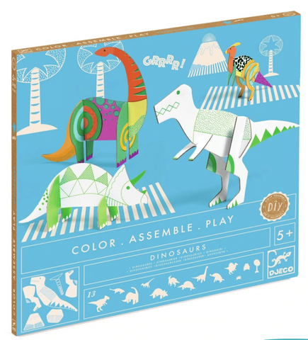 DIY Dino Color & Assemble