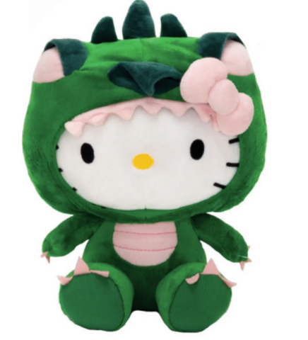 Hello Kitty 11.5 in Green Dragon
