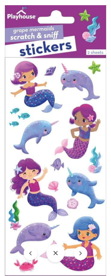 Grape Narwhals & Mermaids S & S Stkr