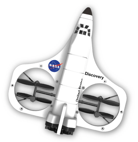 Space Shuttle Discovery Drone