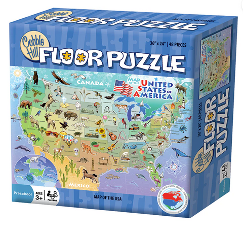 Map of the USA 48pc Floor Pz.