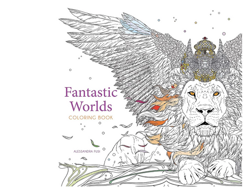 Fantastic Worlds Coloring Book