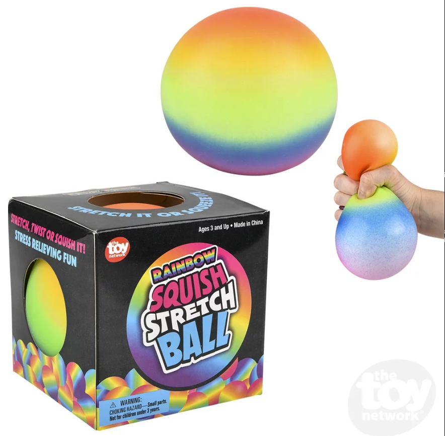 Squish And Stretch Rainbow Gummi Ball