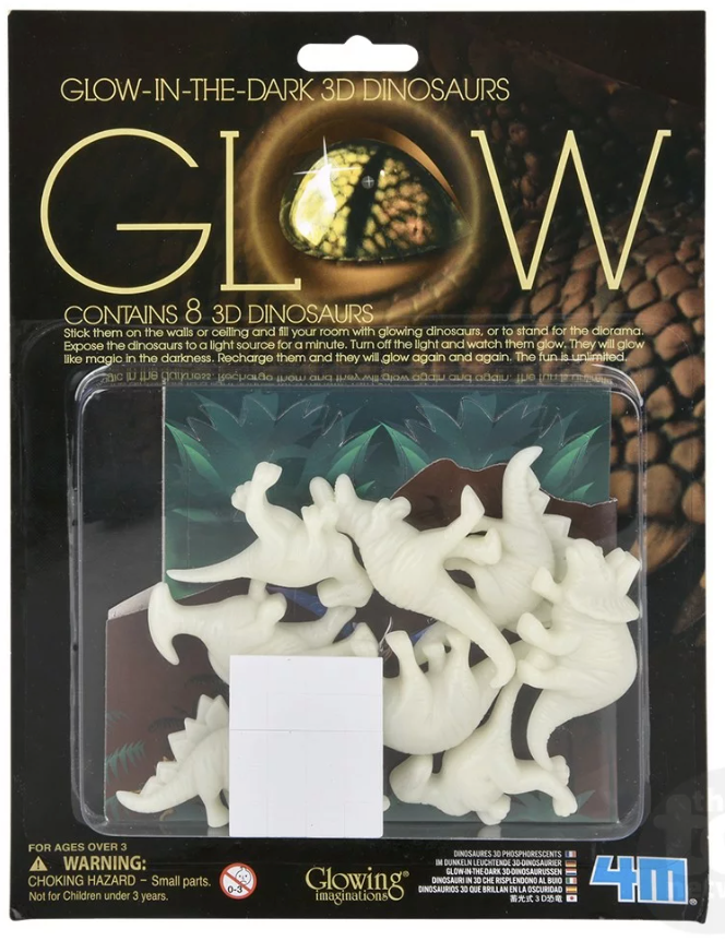 Glow-In-The-Dark 3D Dinosaur