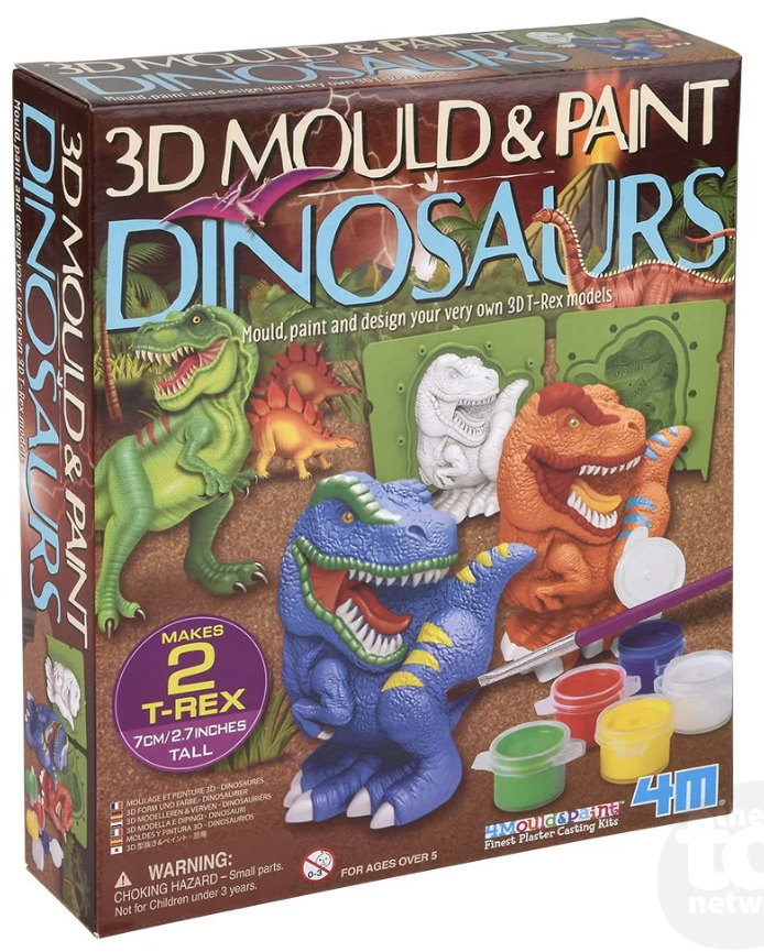 3D Mould & Paint/Dinosaurs