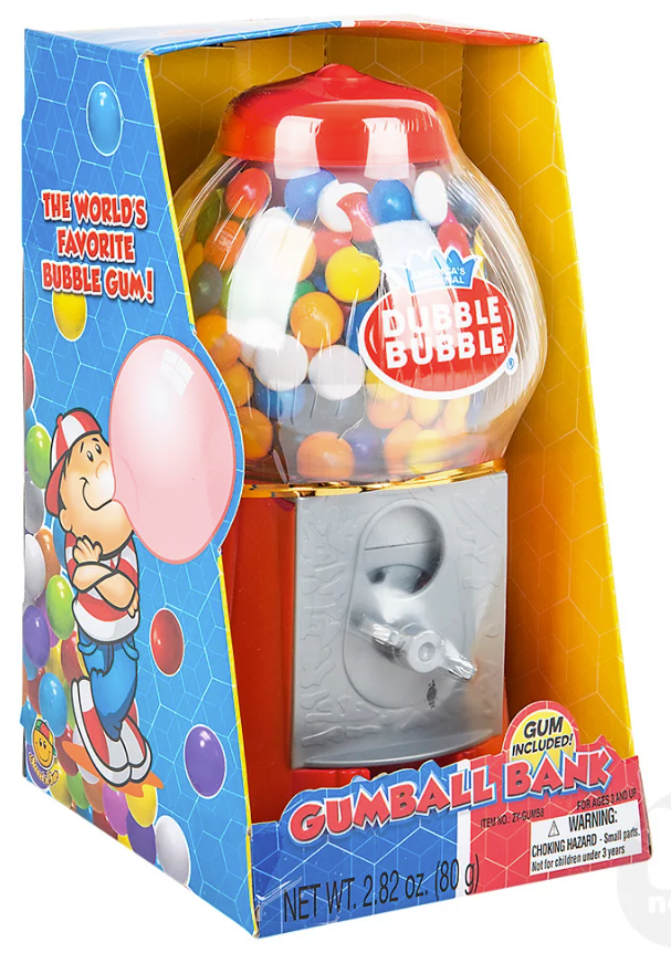 Classic Gumball Bank 8.50"