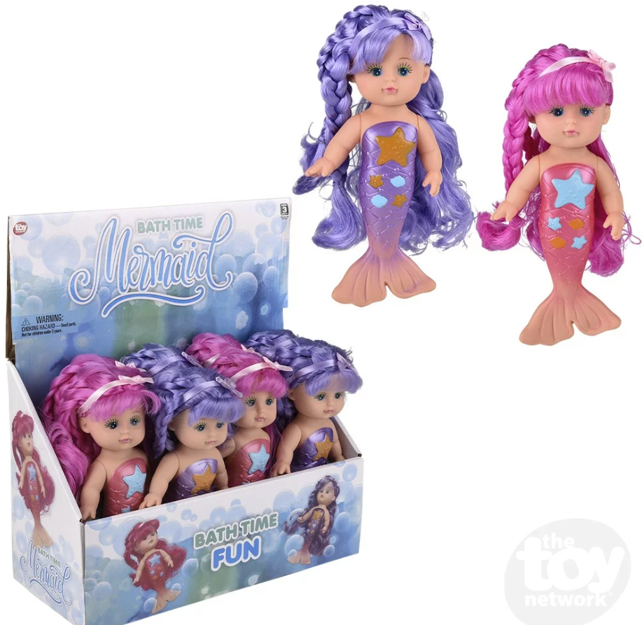 Mermaid Bath Doll