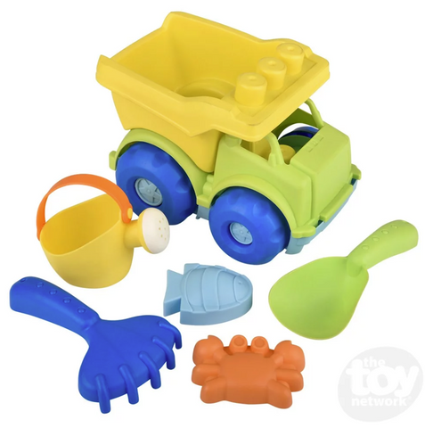 Dump Truck And 5pc Sand Toys