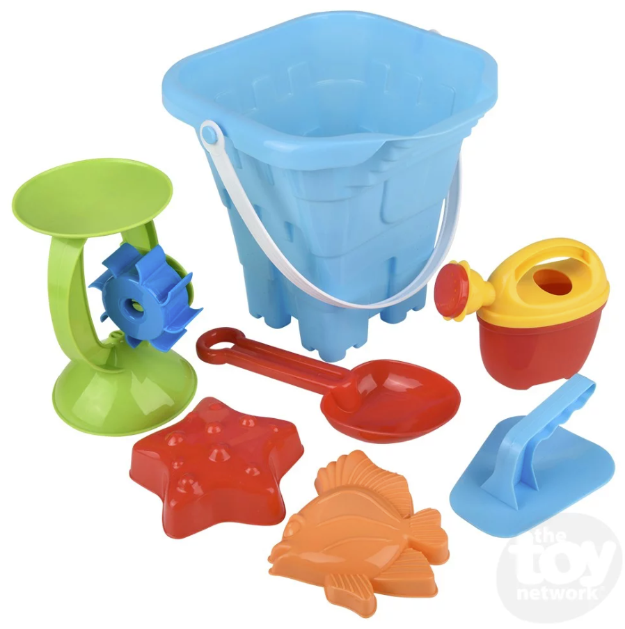 Bucket With 6pc Sand Toys