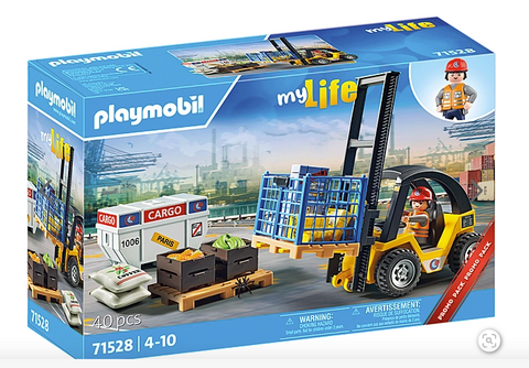 Forklift Truck with Cargo