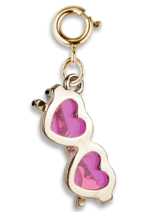 Gold Heart Sunglasses Charm