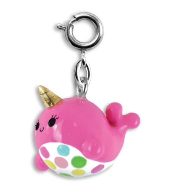 Pink Narwhal Charm