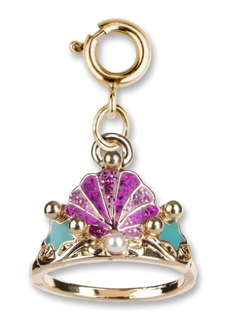 Gold Mermaid TIara Charm