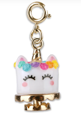 Gold Unicake Charm