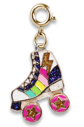 Gold Rainbow Rollerskate Charm