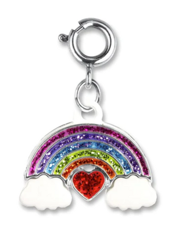 Glitter Rainbow Charm