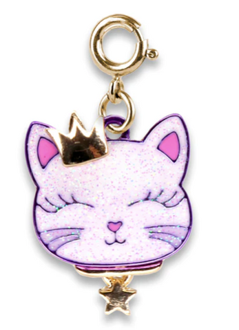 Gold Princess Kitty Charm