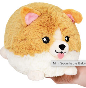 Mini Squishable Corgi 7"