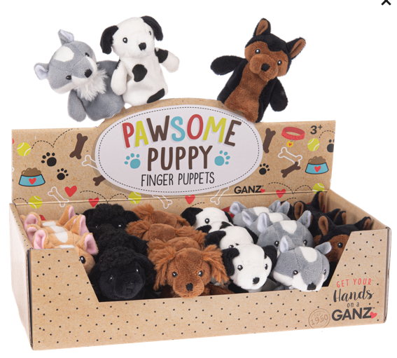 Paw Dog Finger Puppet 3.5"