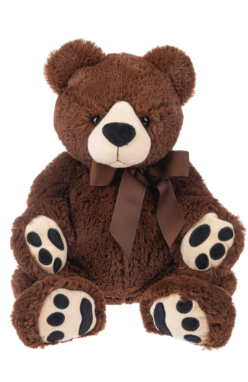 Huxley Bear-Dk Brown 18"