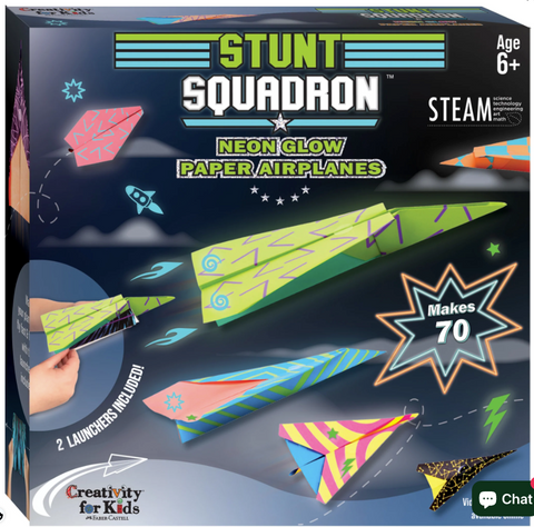 Stunt Squadron Neon Glow Planes
