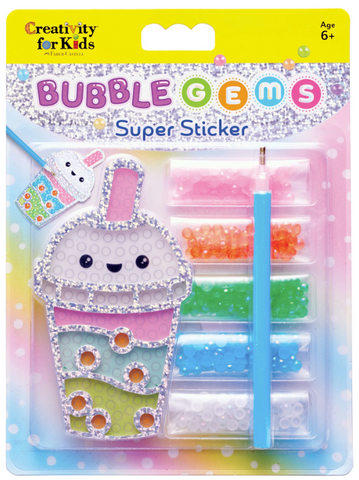 Bubble Gems Super Stkr Bubble Tea
