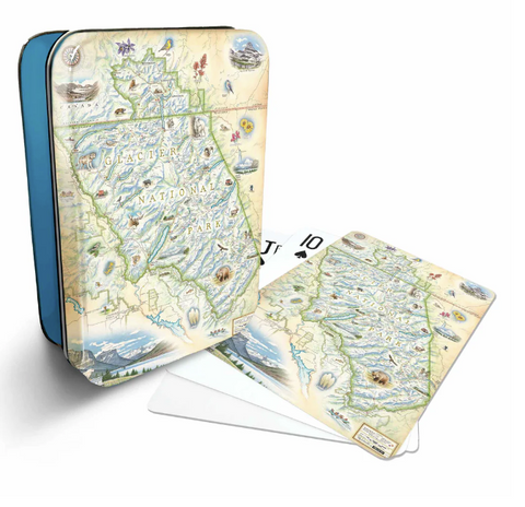 Glacier Playing Cards Tin