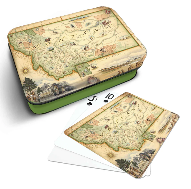 Montana Playing Cards Tin