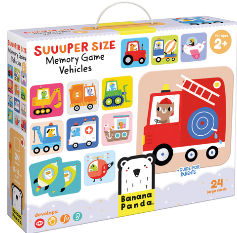 Suuuper Size Memory Game Vehicles