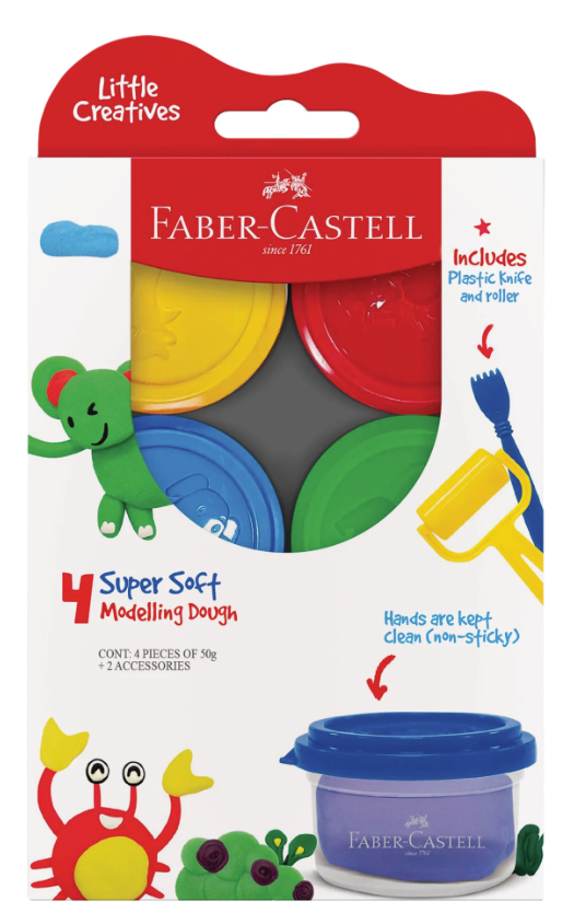 Little Creatives Modeling Dough 4pk