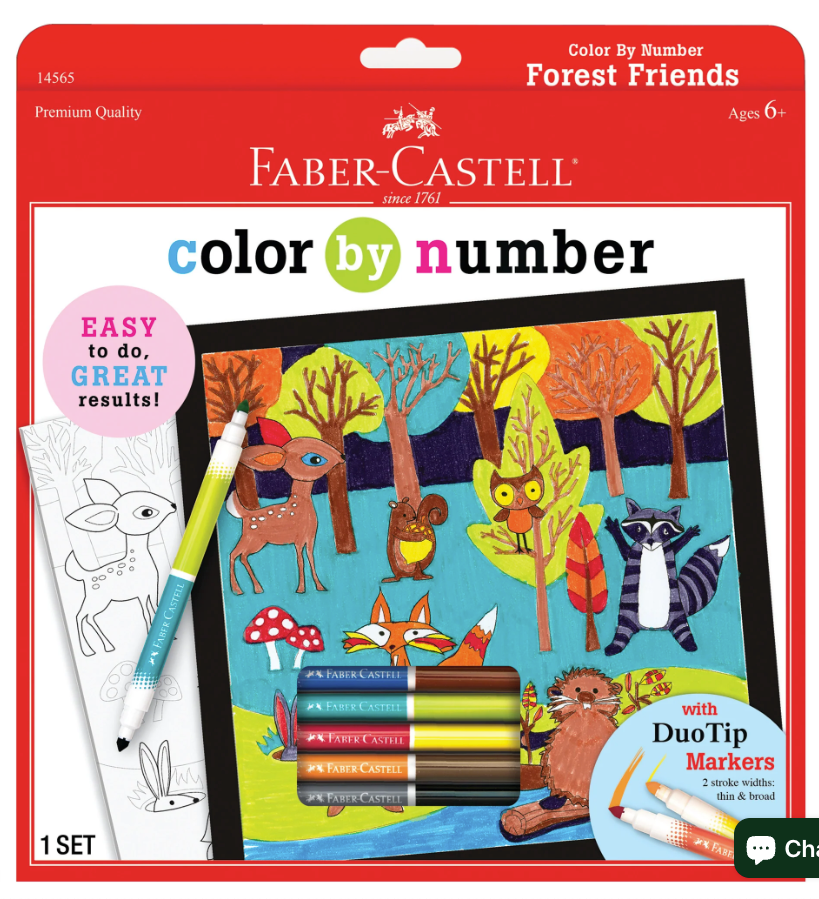 Forest Friends Color By Number