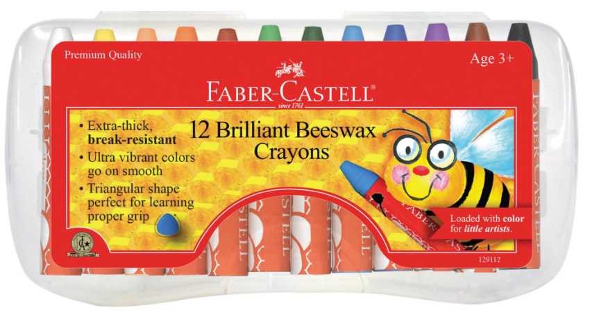 Beeswax Crayons 12Ct