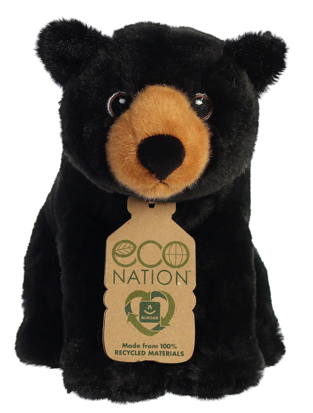 9.5" Eco Nation - Black Bear