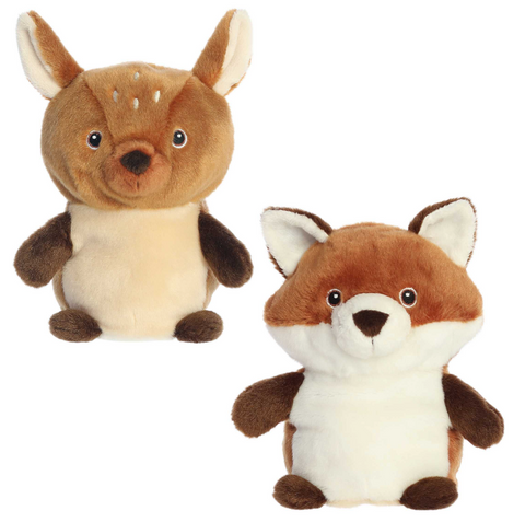6.5" Eco Nation - Reversible Fawn And Fox