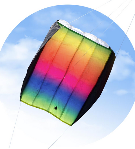 Parafoil Easy Rainbow Kite