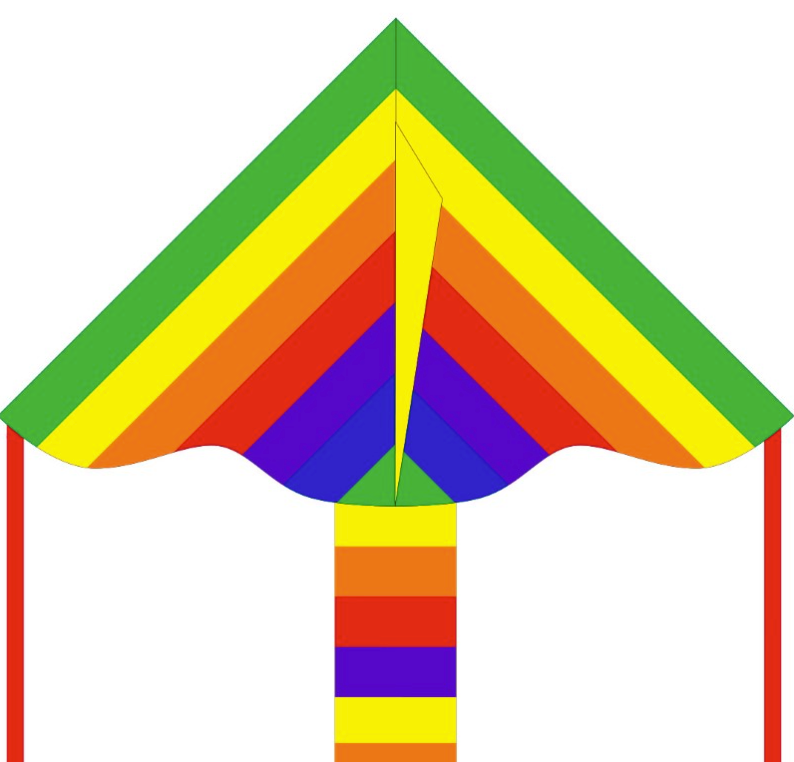 Simple Flyer Rainbow 33"